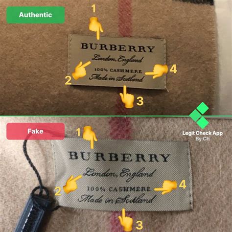 burberry tag real vs fake|genuine burberry scarf.